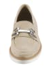 Heine Leren mocassins beige