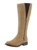 Heine Leder-Stiefel in Hellbraun