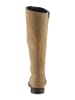 Heine Leder-Stiefel in Hellbraun