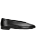 Wojas Leder-Ballerinas in Schwarz