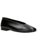 Wojas Leder-Ballerinas in Schwarz