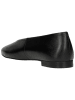Wojas Leren ballerina's zwart