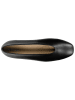 Wojas Leder-Ballerinas in Schwarz