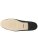 Wojas Leren ballerina's zwart