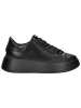 Wojas Leder-Sneakers in Schwarz