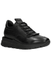 Wojas Leder-Sneakers in Schwarz