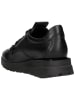 Wojas Leder-Sneakers in Schwarz