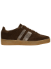 Wojas Leder-Sneakers in Braun/ Gold