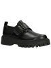 Wojas Leder-Slipper in Schwarz
