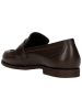 Wojas Leren mocassins zwart/bruin