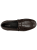 Wojas Leren mocassins zwart/bruin