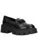 Wojas Leren mocassins zwart