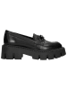 Wojas Leren mocassins zwart