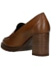 Wojas Leren pumps lichtbruin