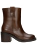 Wojas Skórzane botki w kolorze brązowym