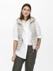 ONLY Doorgestikte bodywarmer crème