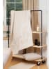 David Fussenegger Baumwolldecke "Jade - Gräser" in Creme/ Beige