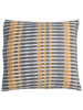 David Fussenegger Kussenhoes "Deco - Rippen" blauw/geel