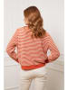 So Cachemire Pullover in Orange/ Beige