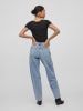 Vila Spijkerbroek - tapered fit - lichtblauw