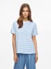 Vila Shirt in Hellblau/ Weiß