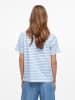 Vila Shirt in Hellblau/ Weiß