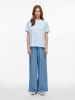 Vila Shirt lichtblauw/wit
