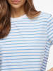 Vila Shirt in Hellblau/ Weiß