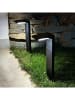 lumisky 8er-Set: Solar-Gartenstecker "Ostry" in Schwarz - (B)16 x (H)41 x (T)9 cm
