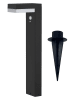 lumisky Solar-Gartenstecker "Cenova" in Schwarz - (B)16,5 x (H)50 x (T)9 cm