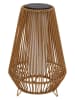 lumisky Lampion solarny "Salomea" w kolorze jasnobrązowym - wys. 47 x Ø 30 cm