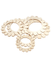 SUNNYSUE 6-delige weefbloemen naturel