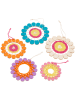 SUNNYSUE 6-delige weefbloemen naturel