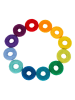 SUNNYSUE Filz Donuts "Regenbogen" in Bunt