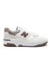 New Balance Leren sneakers "BB550" wit/bruin
