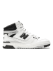 New Balance Skórzane sneakersy "650" w kolorze biało-czarnym