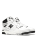 New Balance Leder-Sneakers "650" in Weiß/ Schwarz