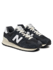 New Balance Leder-Sneakers "574" in Schwarz