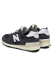 New Balance Leder-Sneakers "574" in Schwarz