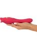 Orion Vibrator "Moving Lip" in Rot - (L)22,2 cm