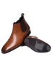 GORDON & BROS Leder-Chelsea-Boots ''City'' in Hellbraun