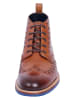 GORDON & BROS Leder-Boots ''Harry'' in Hellbraun/ Blau