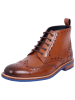 GORDON & BROS Leder-Boots ''Harry'' in Hellbraun/ Blau