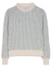Herrlicher Pullover "Liannie" in Creme/ Blau