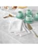 Brandt 4-delige set: linnen servetten wit - (L)50 x (B)50 cm