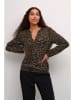 Kaffe Blouse "Ditte" bruin/zwart