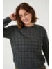 Kaffe Pullover "Elena" in Anthrazit
