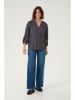 Kaffe Bluse "Anny" in Anthrazit