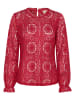 Cream Bluse "Tiley" in Rot