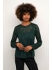Cream Blouse "Tiley" donkergroen